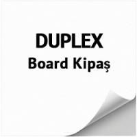 Картон Duplex Board Kipaş макулатурный с мелованием и с серым оборотом в листах