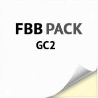 Целлюлозный мелованный картон FBB PACK GC2 с бело-кремовым оборотом в ролях
