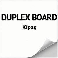 Картон DUPLEX BOARD Kipaş 230 г/м2, роль 700 мм