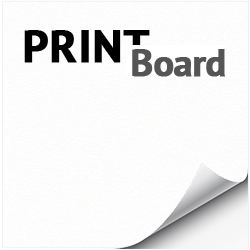 Макулатурный картон с трёхслойным мелованием лицевой стороны и светло-серым оборотом PRINT-Board GD 3 в ролях