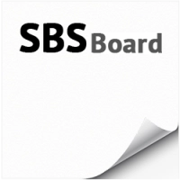 Целлюлозный картон с двухслойным мелованием лицевой стороны и легким мелованием оборота SBS BOARD GC1 в листах