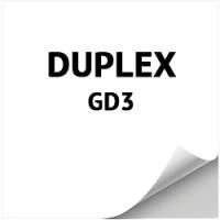 Картон Duplex GD3 мелованный трехслойный макулатурный с серым оборотом в листах