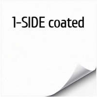 "1- SIDE coated paper" этикеточная мелованная с одной стороны бумага в листах