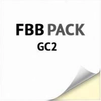 Целлюлозный мелованный картон FBB PACK GC2 с бело-кремовым оборотом в ролях