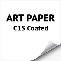 Белая этикеточная бумага ART PAPER G1S Coated в листах
