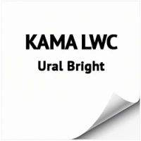 Легкомелованная глянцевая бумага KAMA LWC Ural Bright в листах