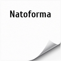 Целлюлозный картон с ламинацией белого цвета NATOFORMA + P1S (одна сторона) в ролях